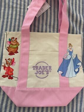 Disney Cinderella and Jaq Gus Gus Custom Made Trader Joes Mini Tote